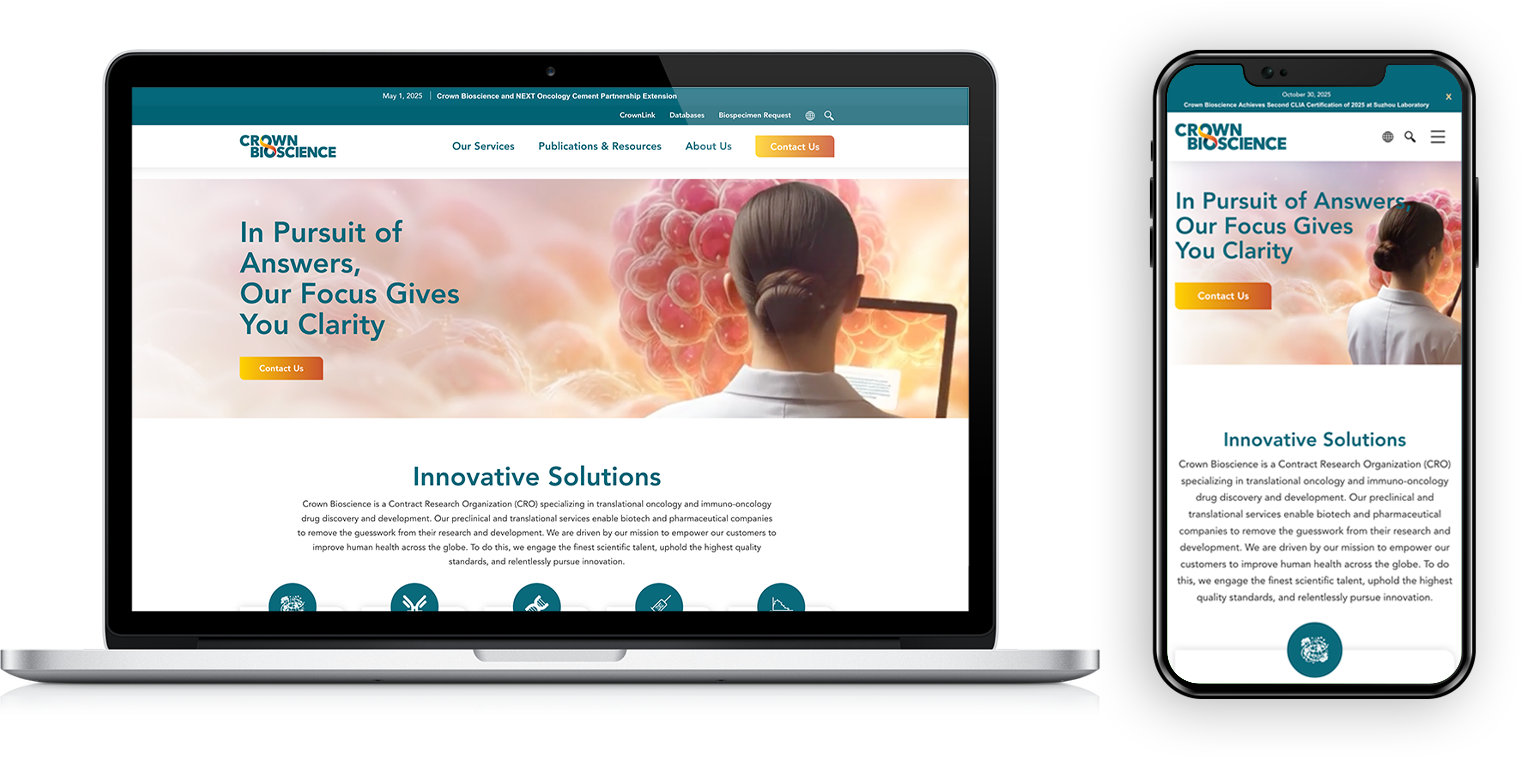 Crown Bioscience Website