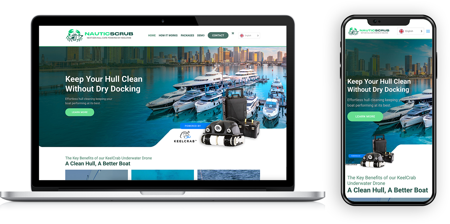 Nautic Scrub Website